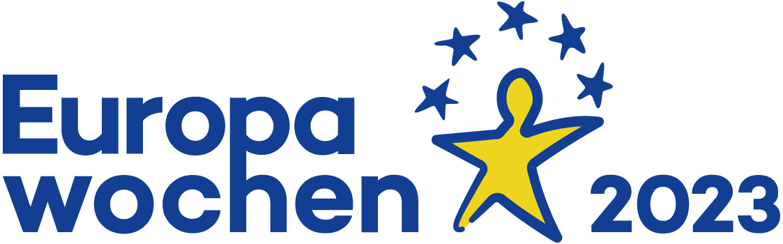 Logo Europawochen 2023 farbiger Stern